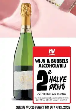 Jumbo Wijn & bubbels alcoholvrij aanbieding