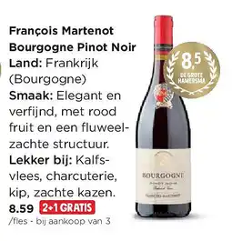 Jumbo François Martenot Bourgogne Pinot Noir aanbieding