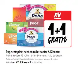 Jumbo Page compleet schoon toiletpapier & Kleenex aanbieding