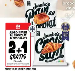 Jumbo Jumbo’s pain au chocolat 6 stuks aanbieding