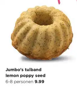 Jumbo Jumbo's tulband lemon poppy seed aanbieding