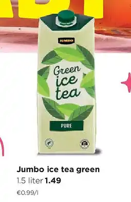 Jumbo Jumbo ice tea green aanbieding