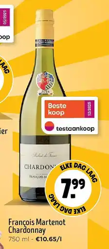 Jumbo François Martenot Chardonnay aanbieding