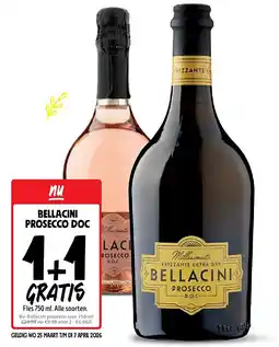 Jumbo Bellacini prosecco rosé 750 ml aanbieding