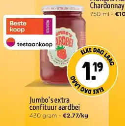 Jumbo Jumbo’s extra confituur aardbei aanbieding