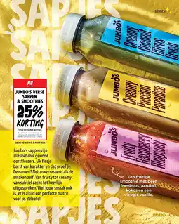 Jumbo Jumbo's creamy coconut citrus crush smoothie 250 ml aanbieding