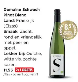 Jumbo Domaine Schwach Pinot Blanc aanbieding