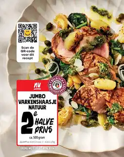 Jumbo Jumbo varkenshaasje natuur ca. 500 gram aanbieding