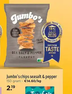 Jumbo Jumbo’s chips seasalt & pepper aanbieding