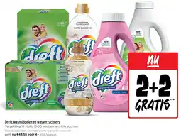 Jumbo Dreft wasmiddelen en wasverzachters aanbieding