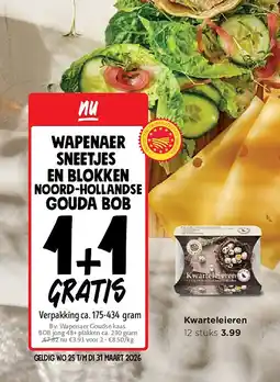 Jumbo Wapenaer Goudse kaas BOB jong 48+ plakken ca. 230 gram aanbieding