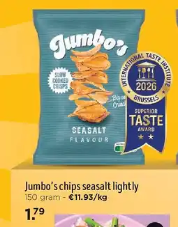 Jumbo Jumbo’s chips seasalt lightly aanbieding
