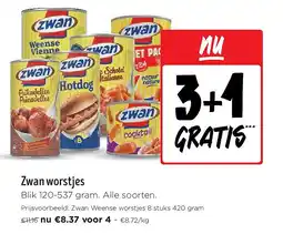 Jumbo Zwan worstjes aanbieding