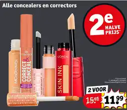 Kruidvat 2 x MCoBeauty concealer Instant Camouflage & Contour aanbieding