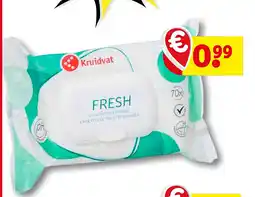 Kruidvat Kruidvat Fresh moist toilet wipes aanbieding