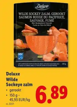 Lidl Wilde Sockeye zalm aanbieding