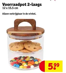 Kruidvat Voorraadpot 2-laags aanbieding