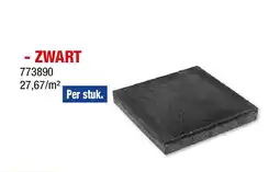 Hubo Terrastegel 30x30x4 cm 0,09m² beton zwart aanbieding