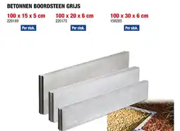 Hubo Boordsteen 100x15x5 cm grijs aanbieding