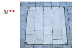 Hubo Klinkerdeksel 70x70 cm aluminium aanbieding