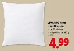 Lidl Hoofdkussen aanbieding