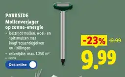 Lidl Mollenverjager op zonne-energie aanbieding