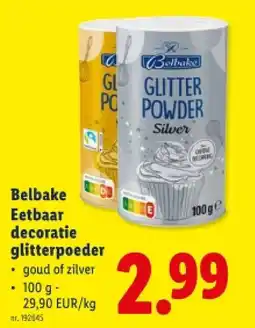 Lidl Eetbaar decoratie glitterpoeder aanbieding