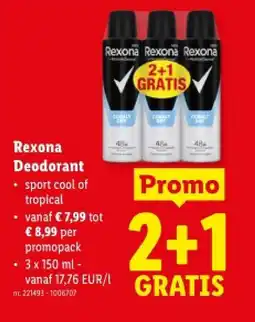Lidl Deodorant aanbieding