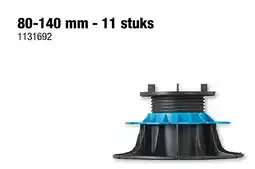 Hubo tegeldrager regelbaar 80-140 mm 11 stuks aanbieding