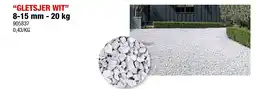 Hubo “GLETSJER WIT” 8-15 mm - 20 kg aanbieding