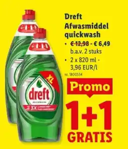 Lidl Afwasmiddel quickwash aanbieding