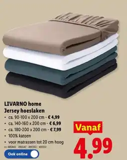 Lidl Jersey hoeslaken aanbieding