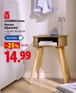 Lidl Houten bijzettafel aanbieding