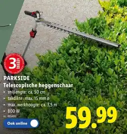 Lidl Telescopische heggenschaar aanbieding