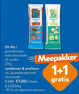 OKay Oh My ! granolareep met chocolade aanbieding
