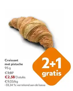 OKay Croissant met pistache 95 g aanbieding