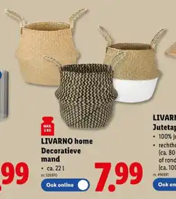 Lidl Decoratieve mand aanbieding