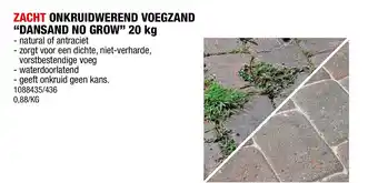 Dansand voegzand no grow dark 20kg