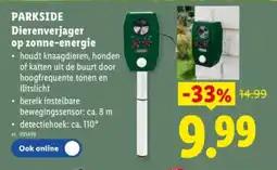 Lidl Dierenverjager op zonne-energie aanbieding
