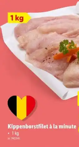 Lidl Kippenborstfilet à la minute aanbieding
