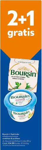 OKay Boursin look & fijne kruiden 80 g aanbieding