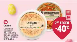 Delhaize Quiche aanbieding