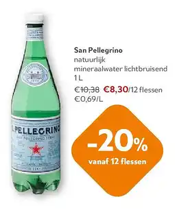 OKay San Pellegrino natuurlijk mineraalwater lichtbruisend 1 L aanbieding