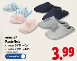 Lidl Pantoffels aanbieding