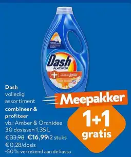 OKay Dash Amber & Orchidee 30 dosissen 1,35 L aanbieding