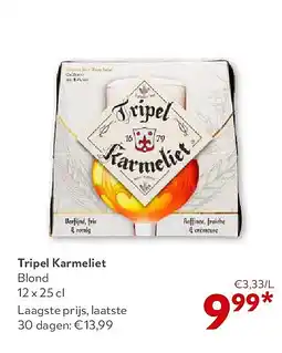 OKay Tripel Karmeliet Blond 12 x 25 cl aanbieding