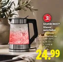 Lidl Glazen waterkoker aanbieding