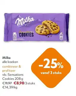 OKay Milka Sensations Cookies 208 g aanbieding