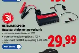 Lidl Autostarthulp met powerbank aanbieding