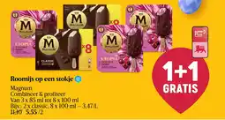 Delhaize Roomijs op een stokje aanbieding